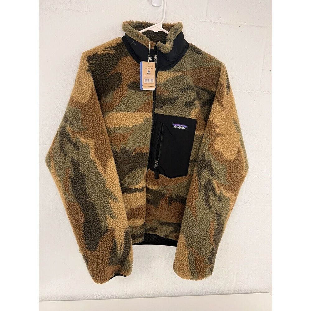 NEW Patagonia Classic Retro-X Fleece Jacket in Kansas Sky Camo Men’s Size S